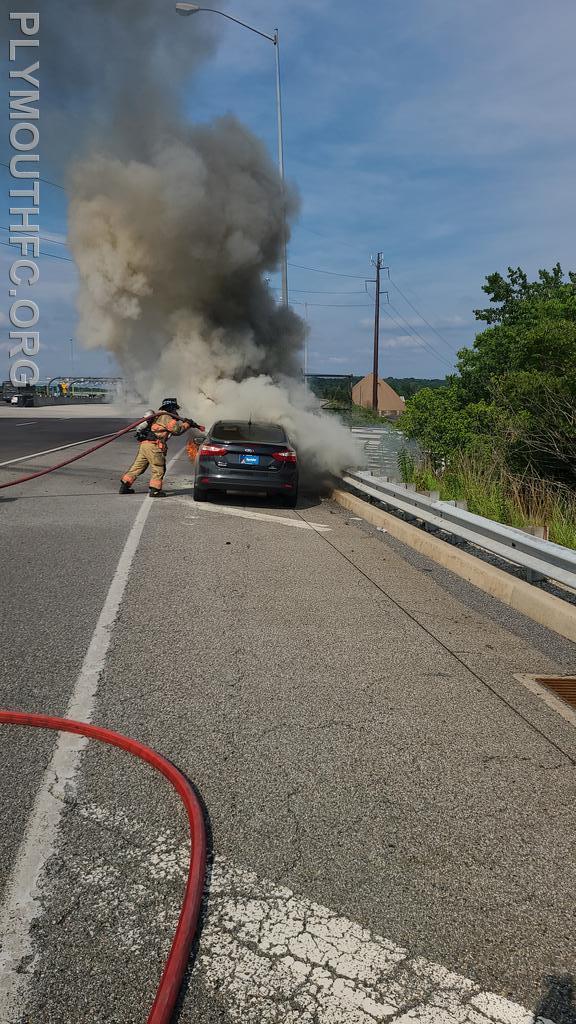 Vehicle Fire I-476, Plymouth Township 2021