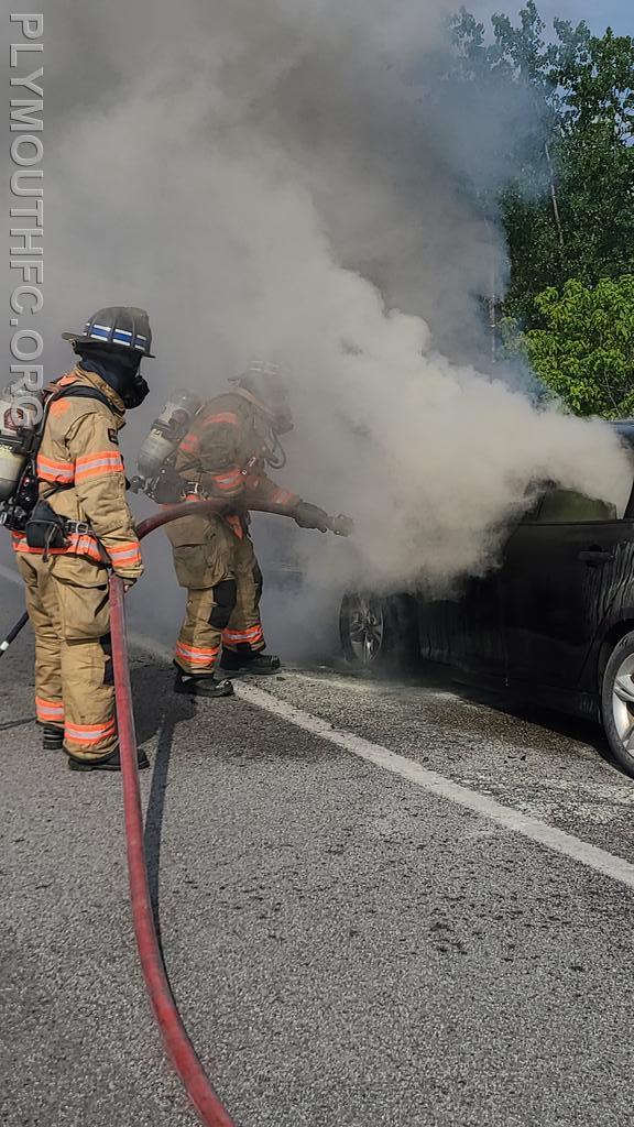 Vehicle Fire I-476, Plymouth Township 2021