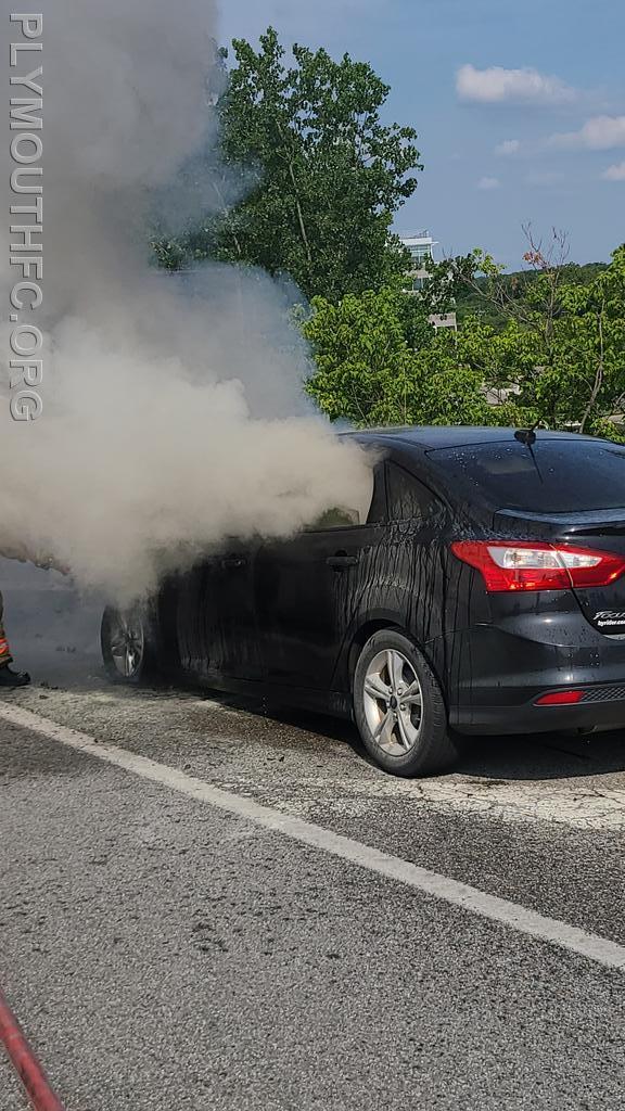 Vehicle Fire I-476, Plymouth Township 2021