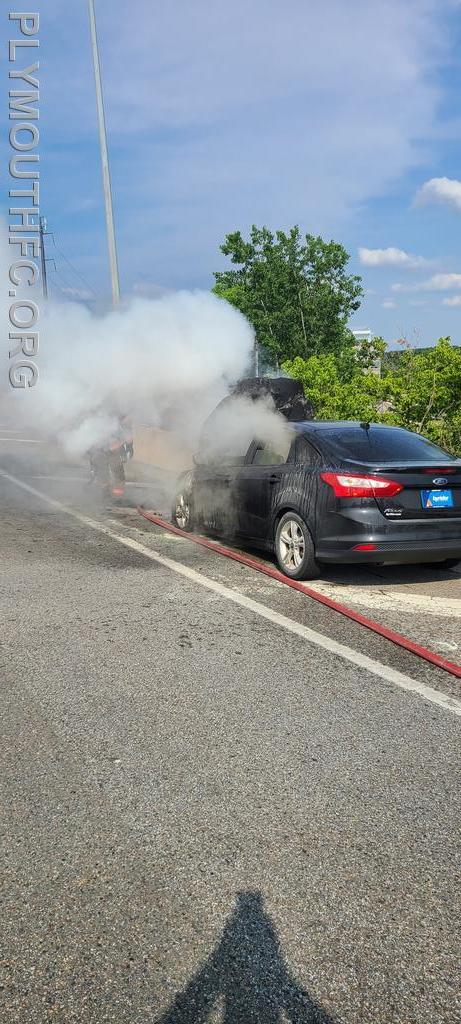 Vehicle Fire I-476, Plymouth Township 2021