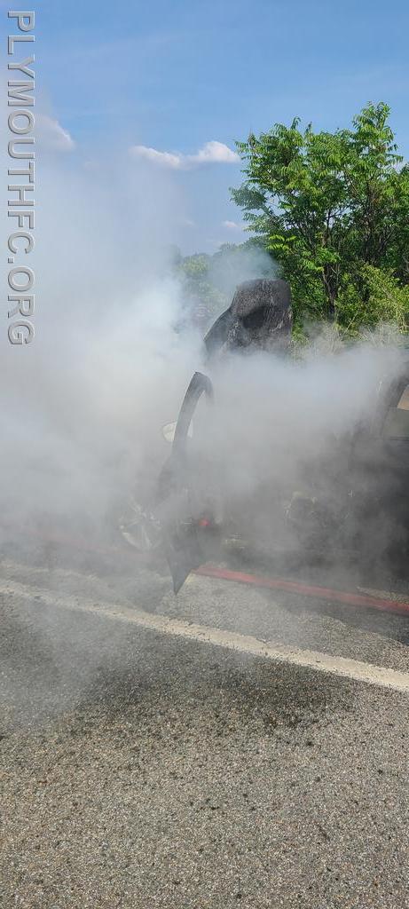 Vehicle Fire I-476, Plymouth Township 2021