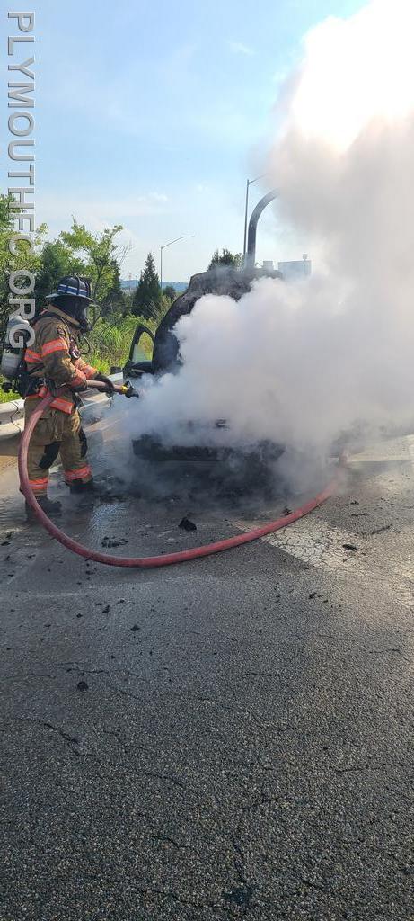 Vehicle Fire I-476, Plymouth Township 2021