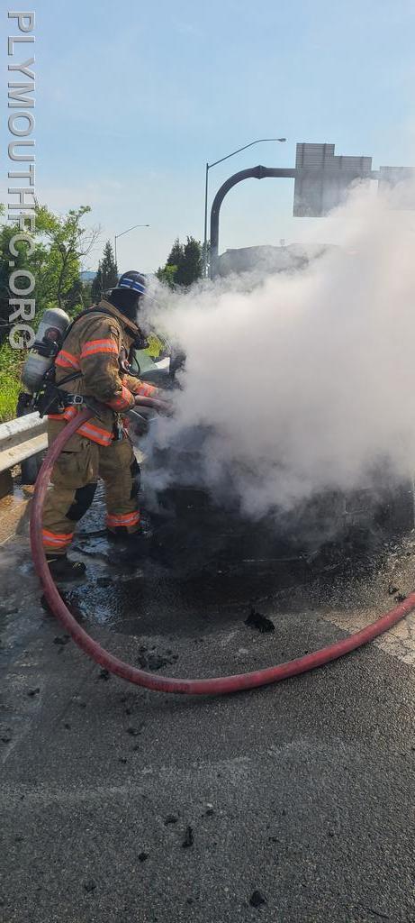 Vehicle Fire I-476, Plymouth Township 2021