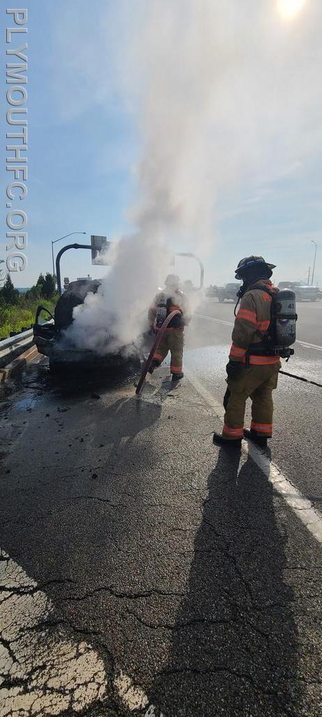 Vehicle Fire I-476, Plymouth Township 2021