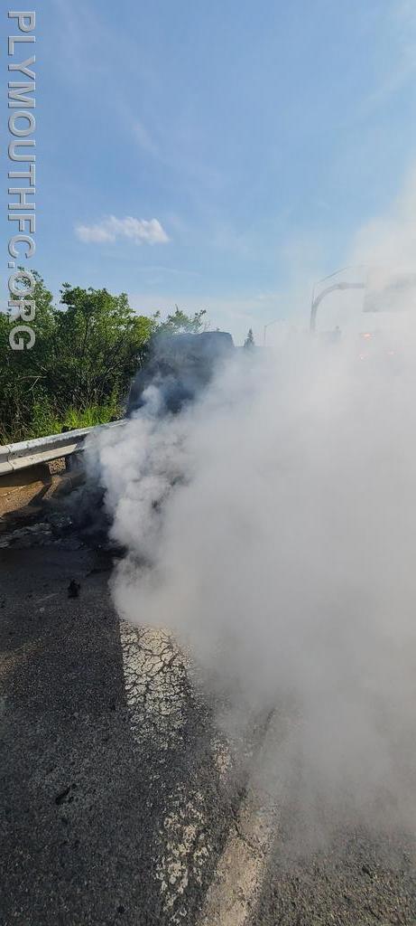 Vehicle Fire I-476, Plymouth Township 2021