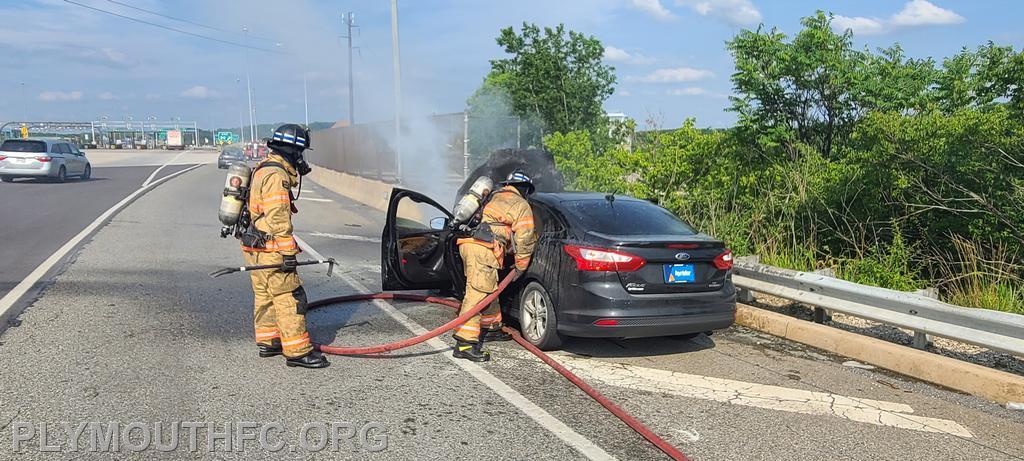 Vehicle Fire I-476, Plymouth Township 2021