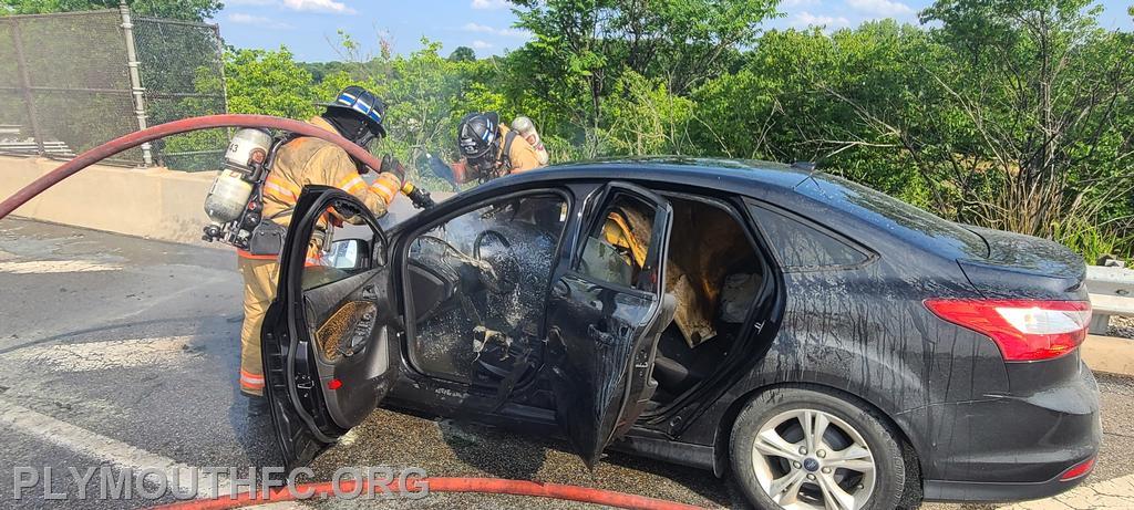 Vehicle Fire I-476, Plymouth Township 2021