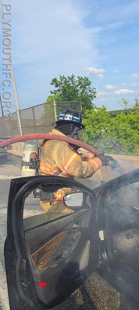 Vehicle Fire I-476, Plymouth Township 2021