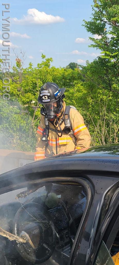 Vehicle Fire I-476, Plymouth Township 2021