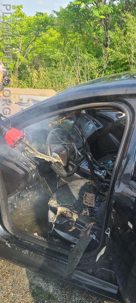 Vehicle Fire I-476, Plymouth Township 2021