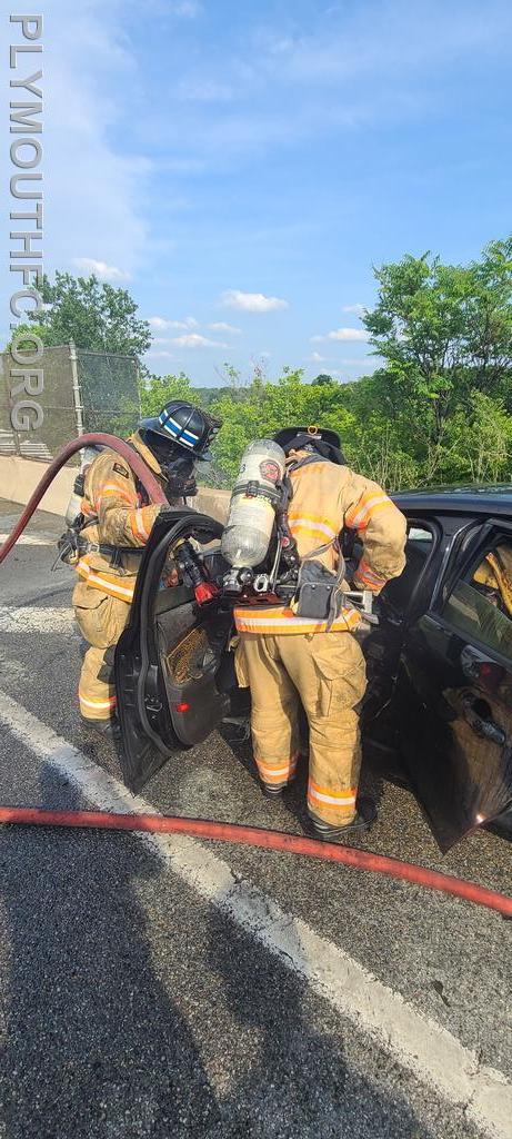 Vehicle Fire I-476, Plymouth Township 2021