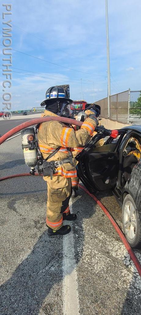 Vehicle Fire I-476, Plymouth Township 2021