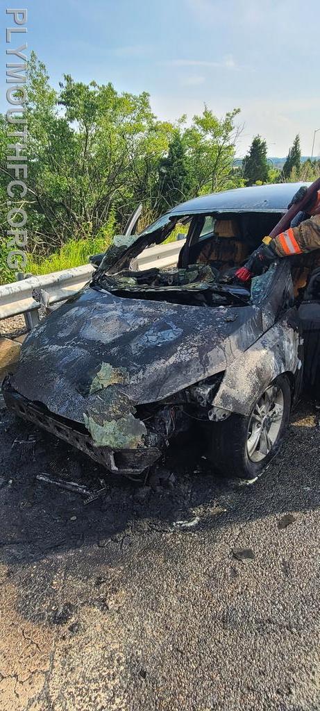 Vehicle Fire I-476, Plymouth Township 2021
