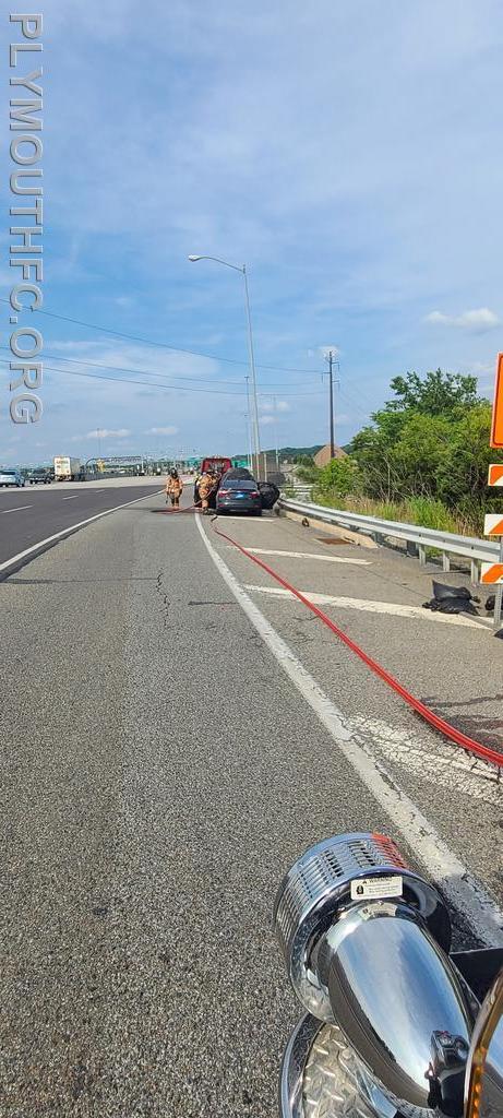 Vehicle Fire I-476, Plymouth Township 2021