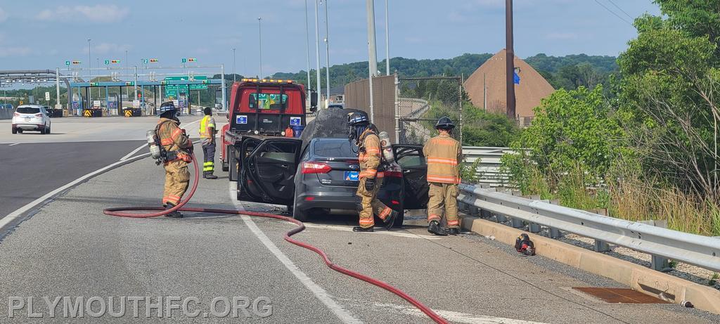 Vehicle Fire I-476, Plymouth Township 2021