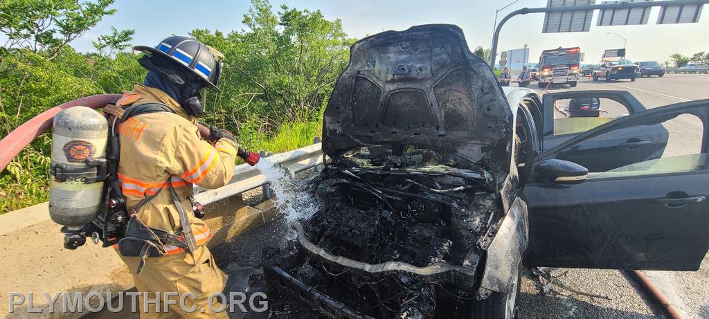 Vehicle Fire I-476, Plymouth Township 2021